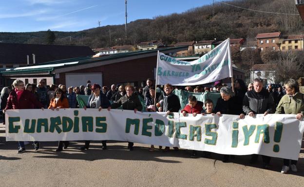 Barruelo de Santullán se manifiesta de nuevo en defensa de la sanidad rural
