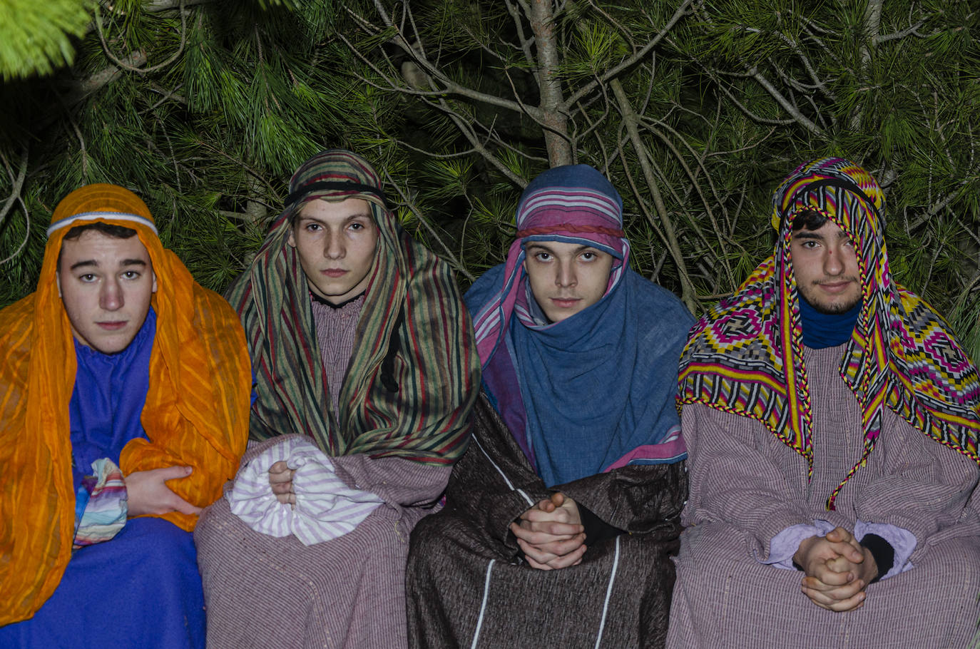 Belén viviente en Villanubla