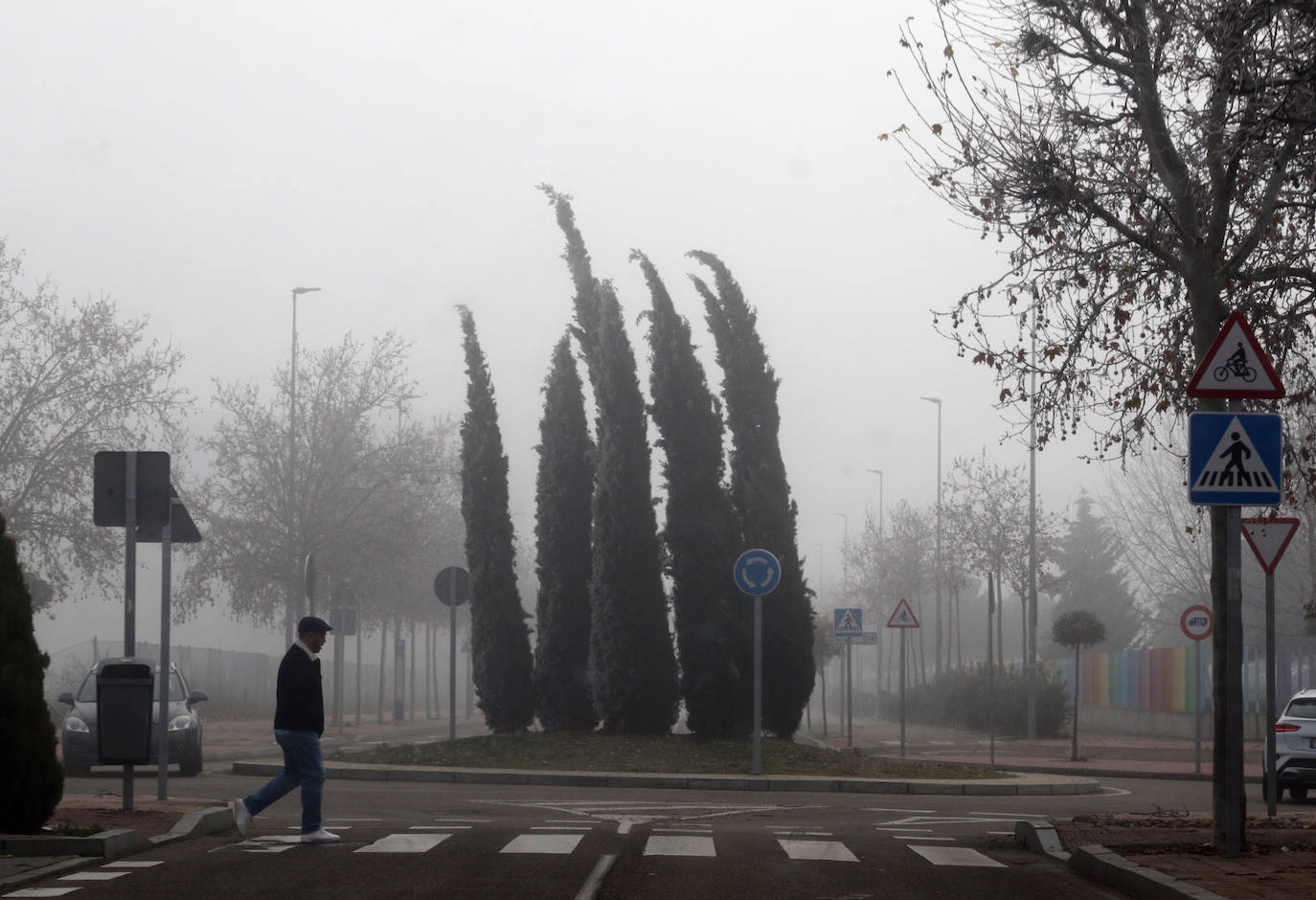 Niebla en Valladolid