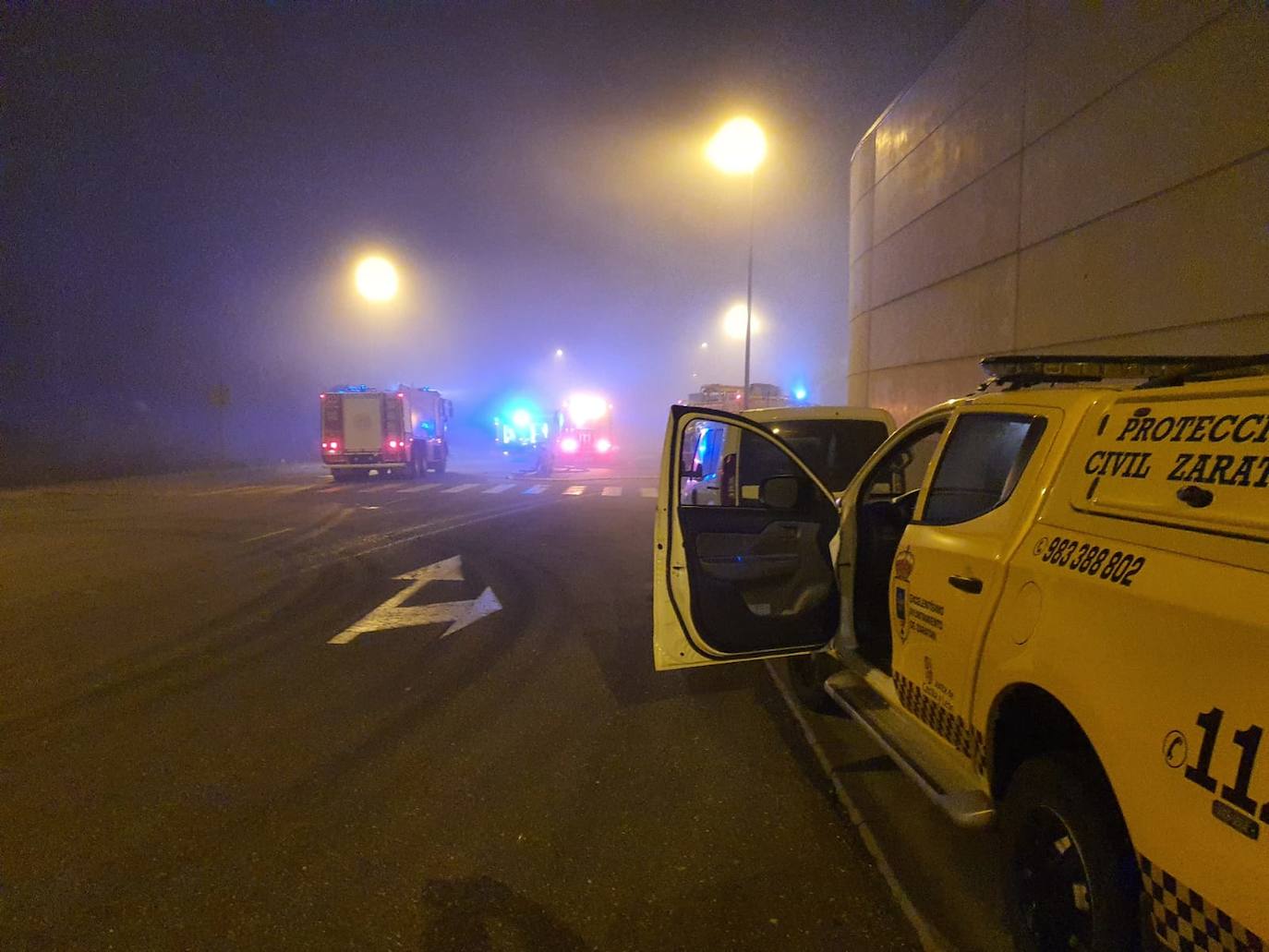 Las imágenes del incendio de Zaratán