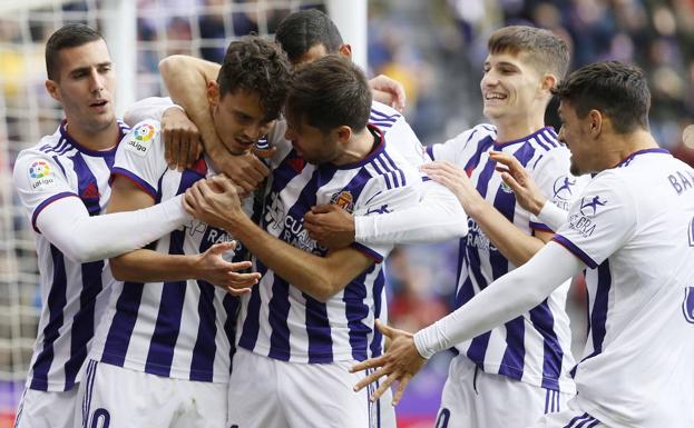 El Real Valladolid llega al ecuador de la liga en mejor posición que hace un año