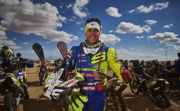Santolino hace balance de la primera semana del Dakar: «He ido de menos a más»
