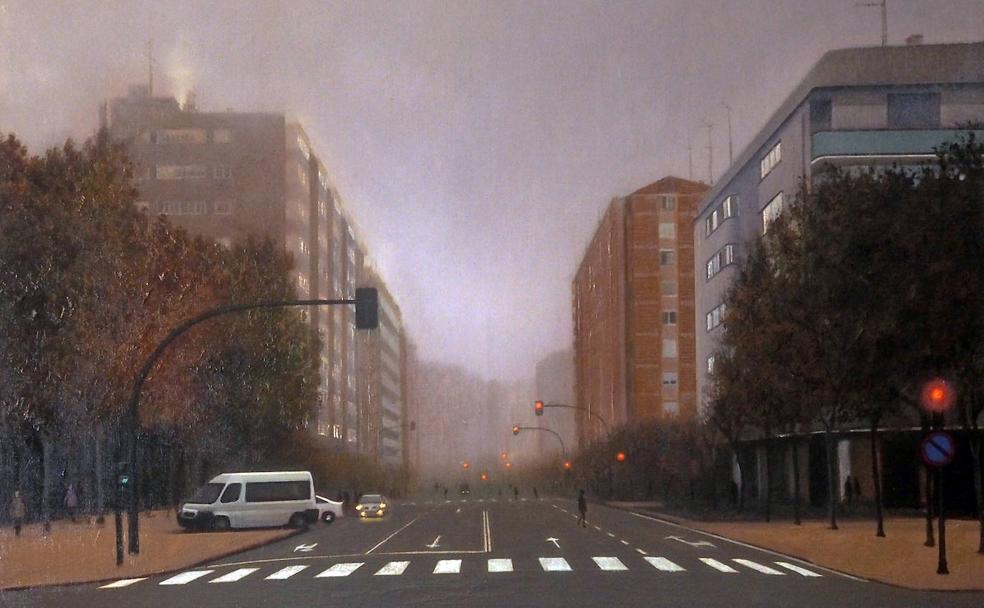 Las claves de Santiago Estévez para pintar un día de niebla en Valladolid