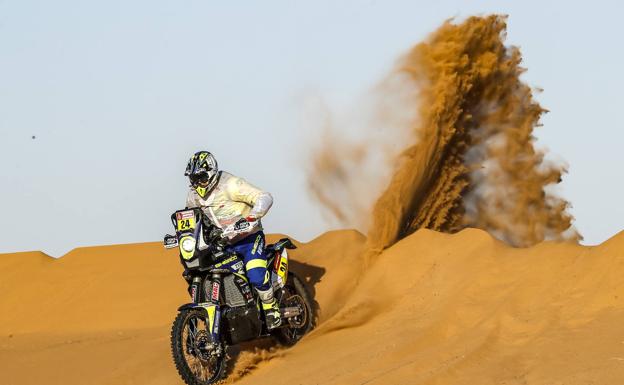 Santolino retoma el Dakar en el día más amargo tras el fallecimiento de Paulo Gonçalves