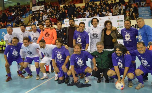 Exjugadores de fútbol muestran su solidaridad y conquistan Valladolid