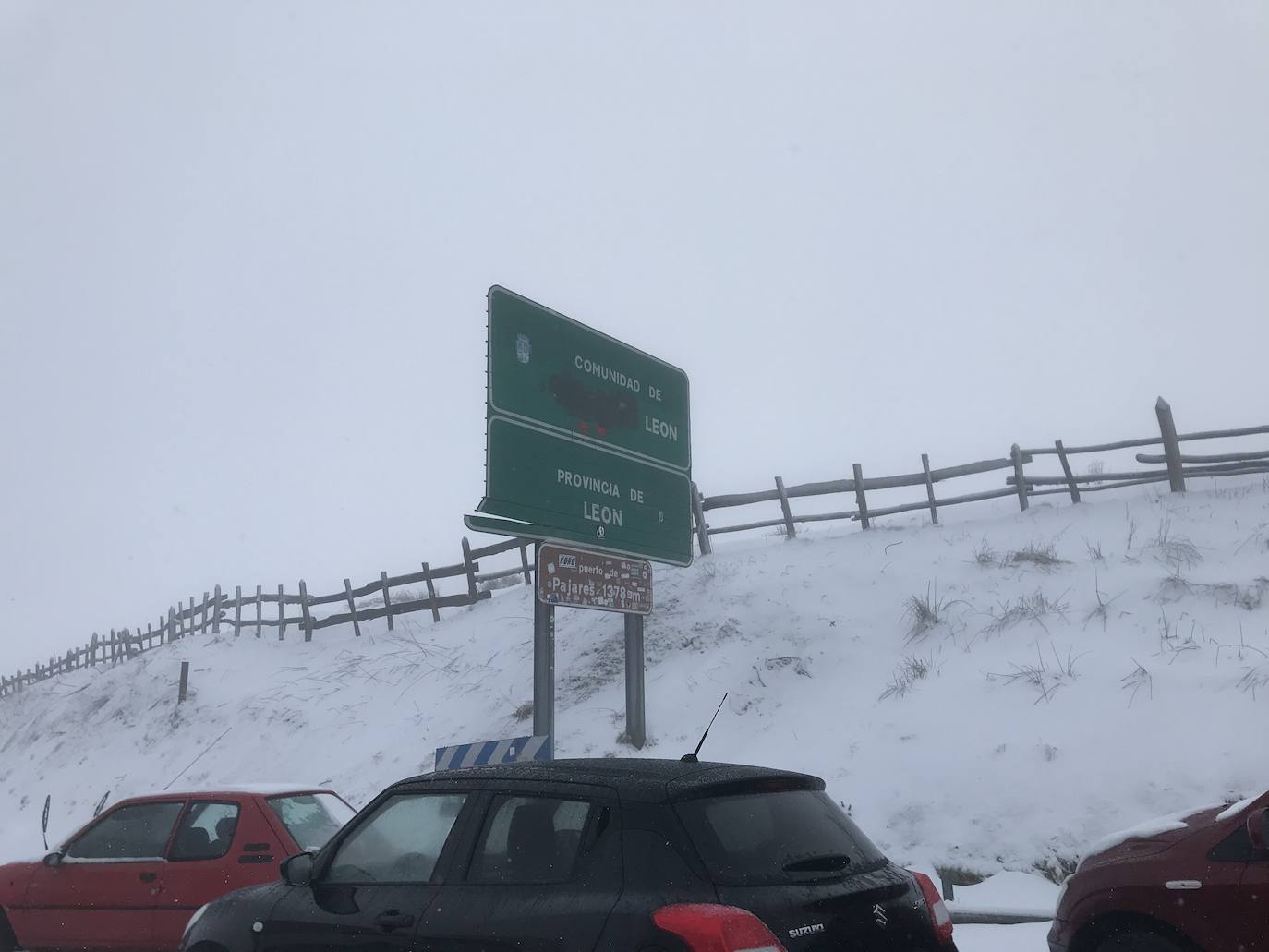 Nieve en la provincia de León