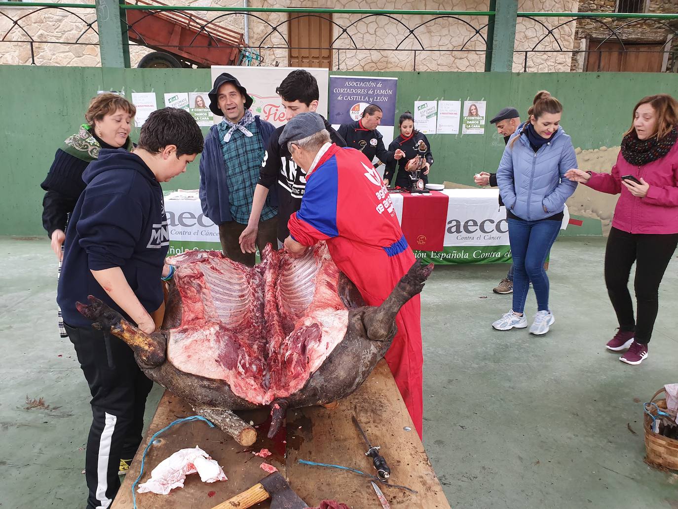 Los pueblos de la Sierra de Francia disfrutan de la matanza tradicional