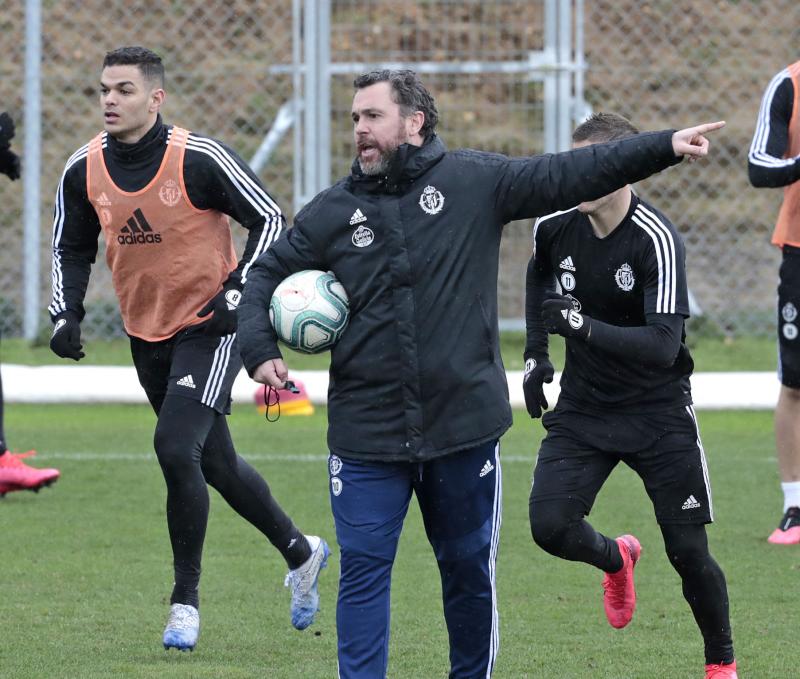 Primer entrenamiento de Ben Arfa en el Real Valladolid