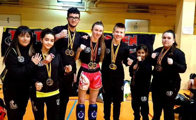 Los charros logran 28 medallas en el II Open Nacional Topten Kickboxing Villa de Aranjuez Tatami Sport