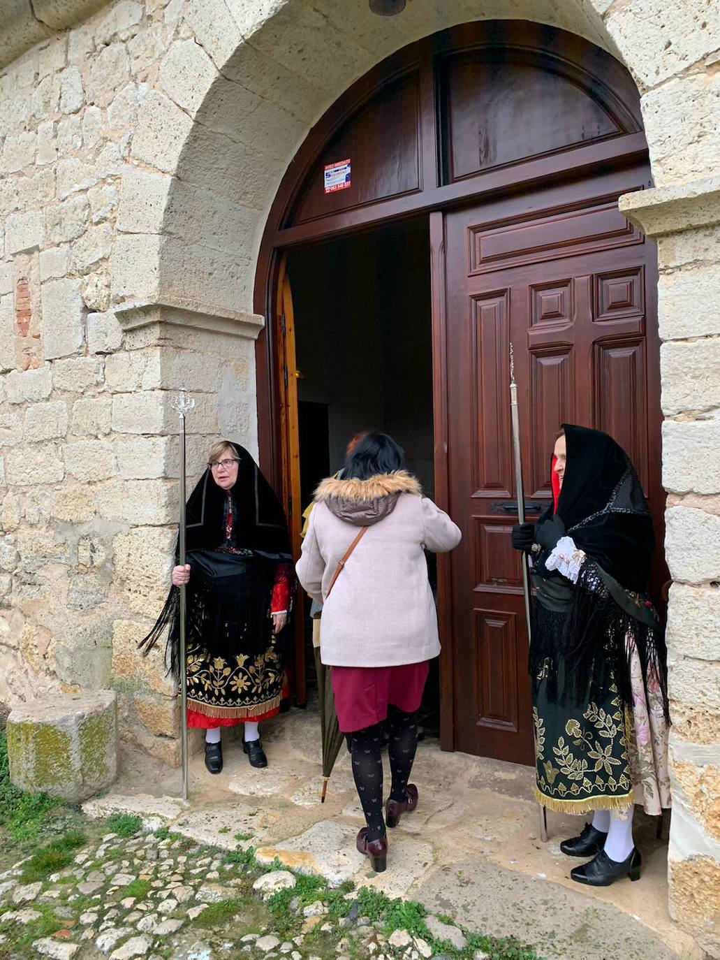 Vísperas de las Águedas en Tiedra