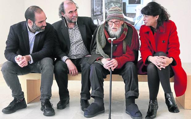 La película 'Tierras construidas' inspira una exposición de Cuadrado Lomas en el Patio Herreriano