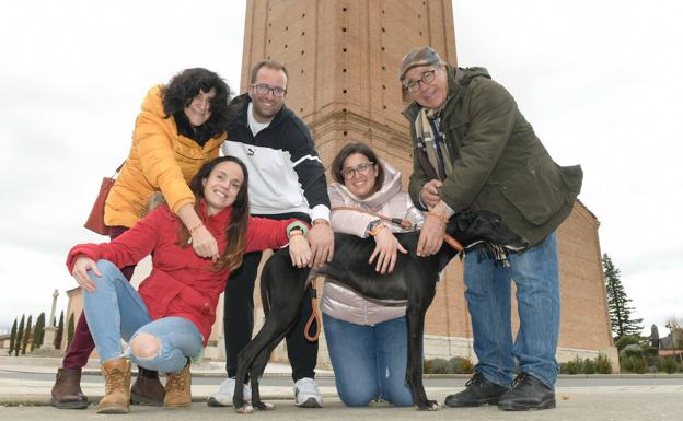 Matapozuelos se vuelca con la galga Liosa, la «más bonita y hermosa»