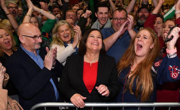 Victoria insuficiente del Sinn Féin en Irlanda