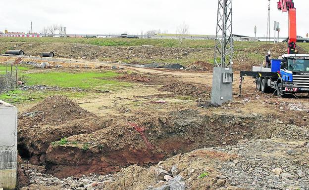 El vial de Palazuelos estará terminado antes de que concluyan los trabajos de la SG-20