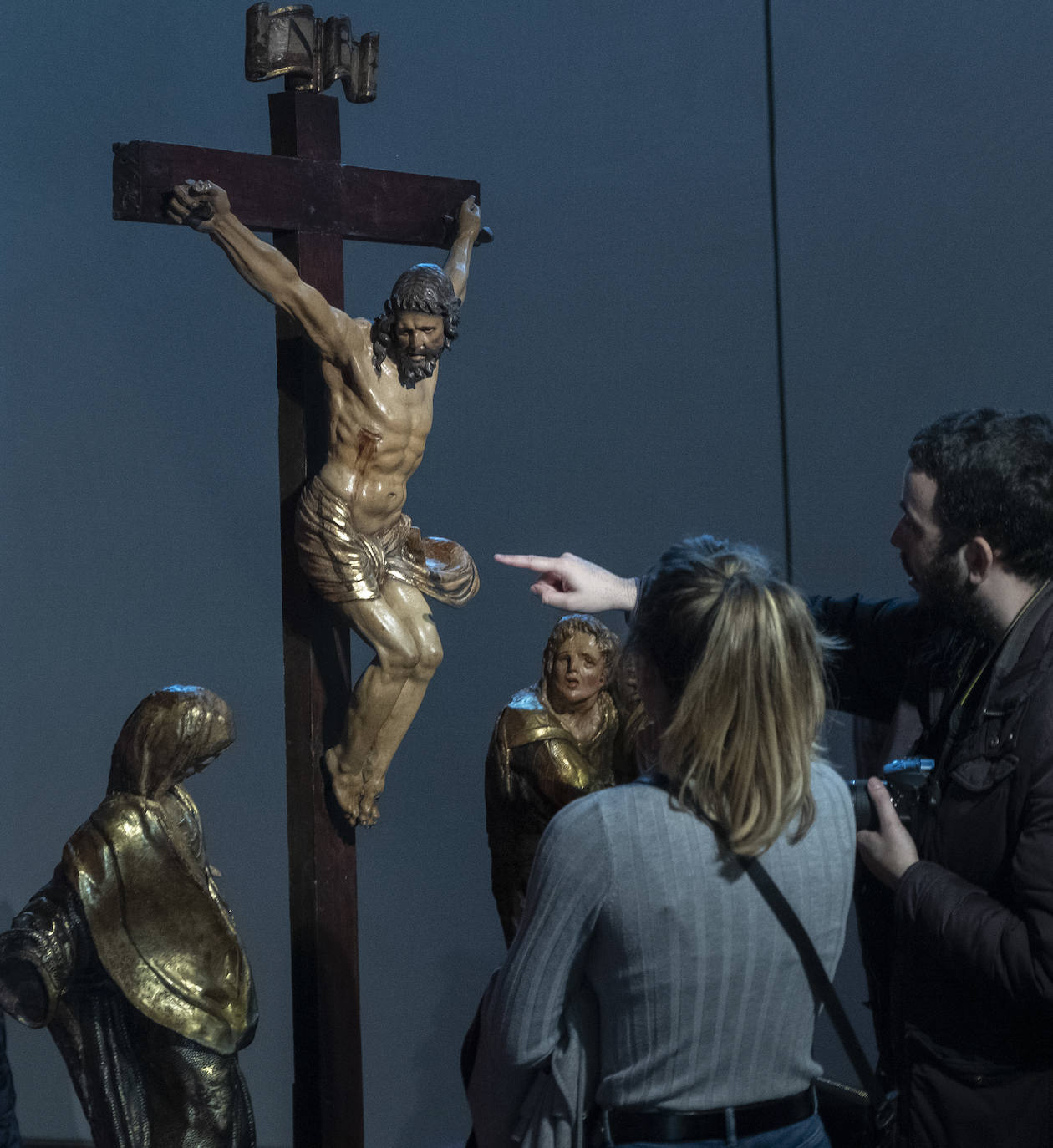 Relieves y tallas restauradas de Alonso Berruguete en el Nacional de Escultura