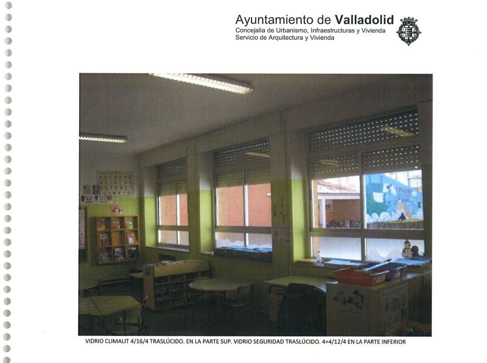 Las ventanas del colegio Entre Ríos se cambiaron en 2018 por eficiencia energética