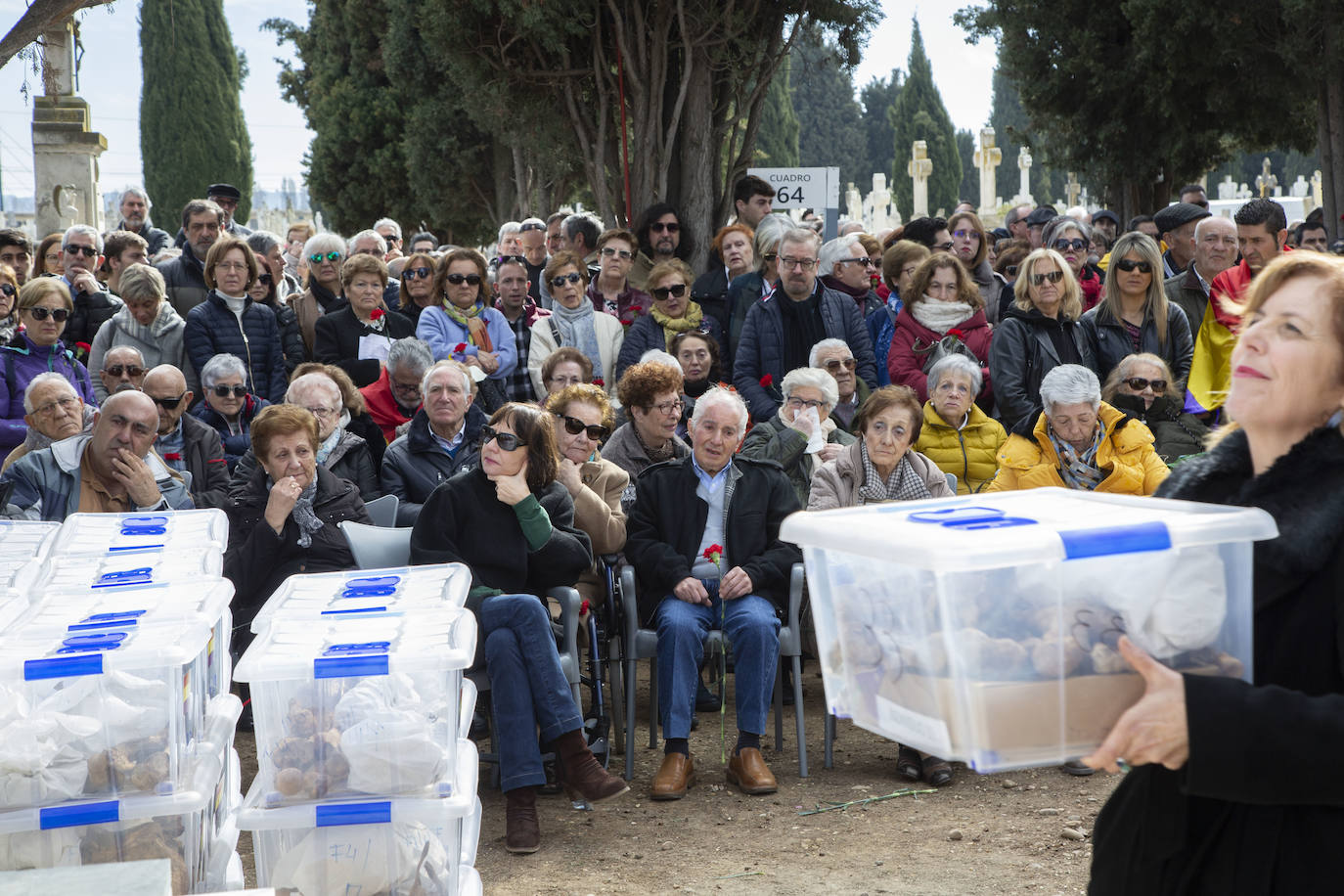 Inauguración del Memorial del cementerio de El Carmen de Valladolid