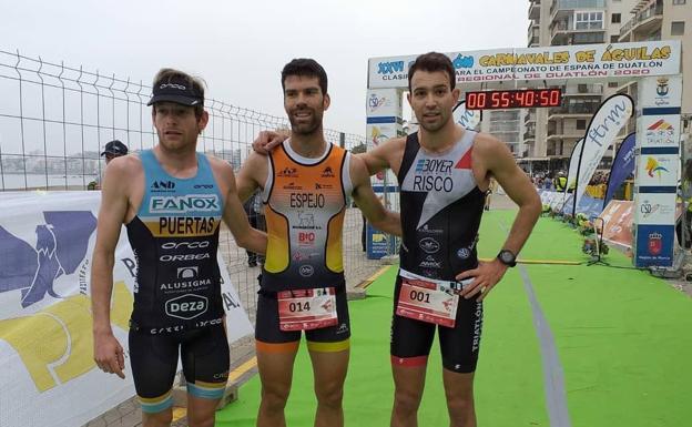 El salmantino Miguel Risco se clasifica en Águilas para el campeonato de España élite de duatlón