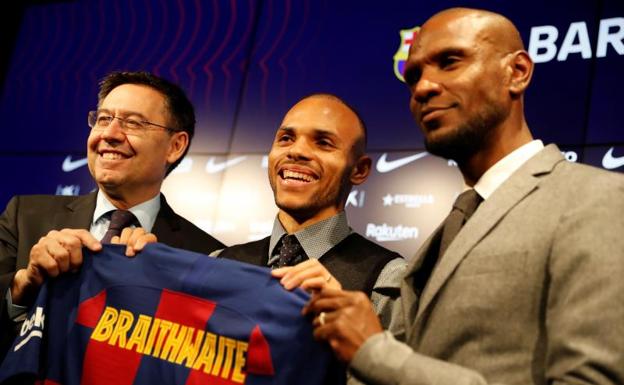 El Barça presenta a Braithwaite en pleno caos