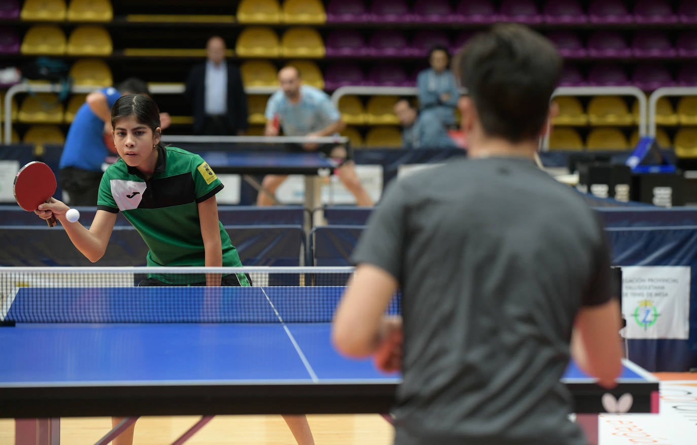 Las imágenes del campeonato de tenis mesa