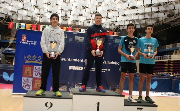 El burgalés Dani Berzosa se proclama campeón de España infantil de tenis de mesa