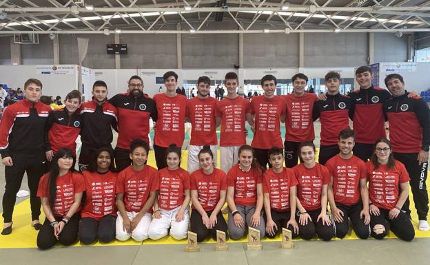 Cuatro medallas para los salmantinos del Doryoku en la Copa de España Cadete de Valladolid