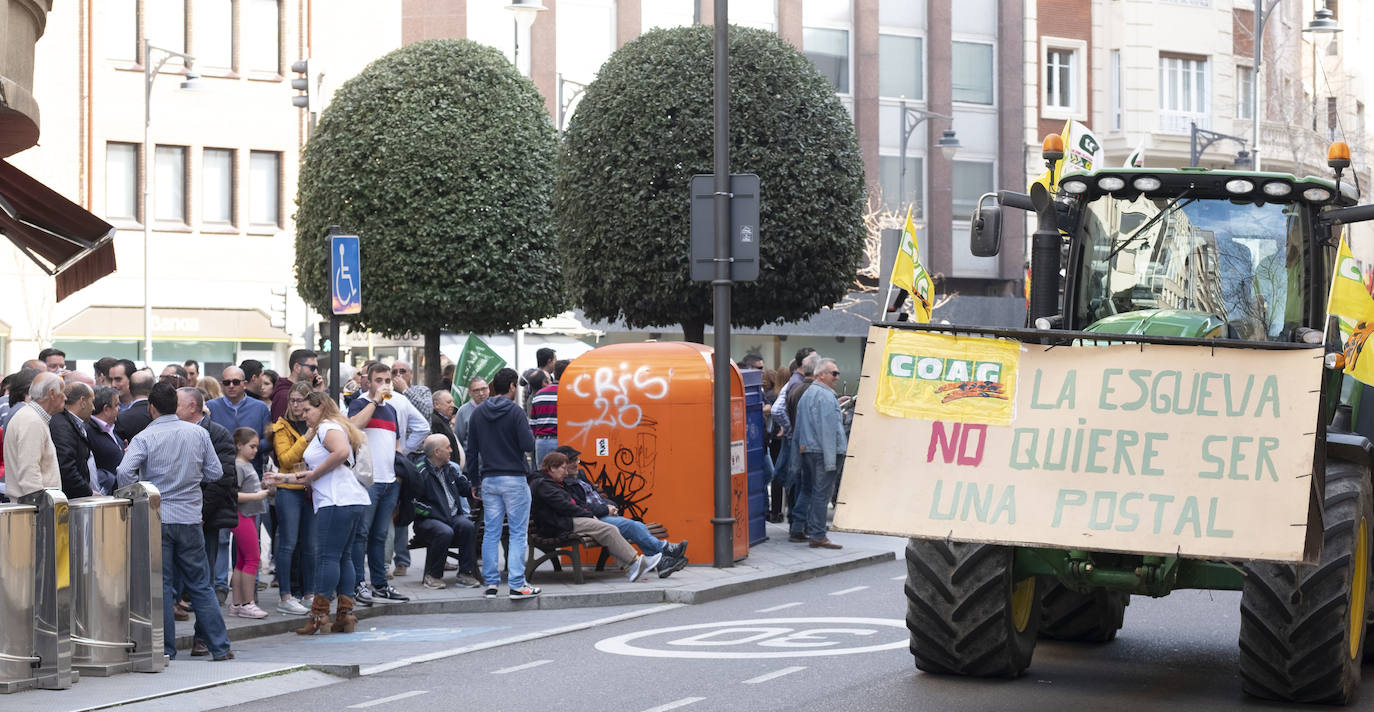 La tractorada en Valladolid