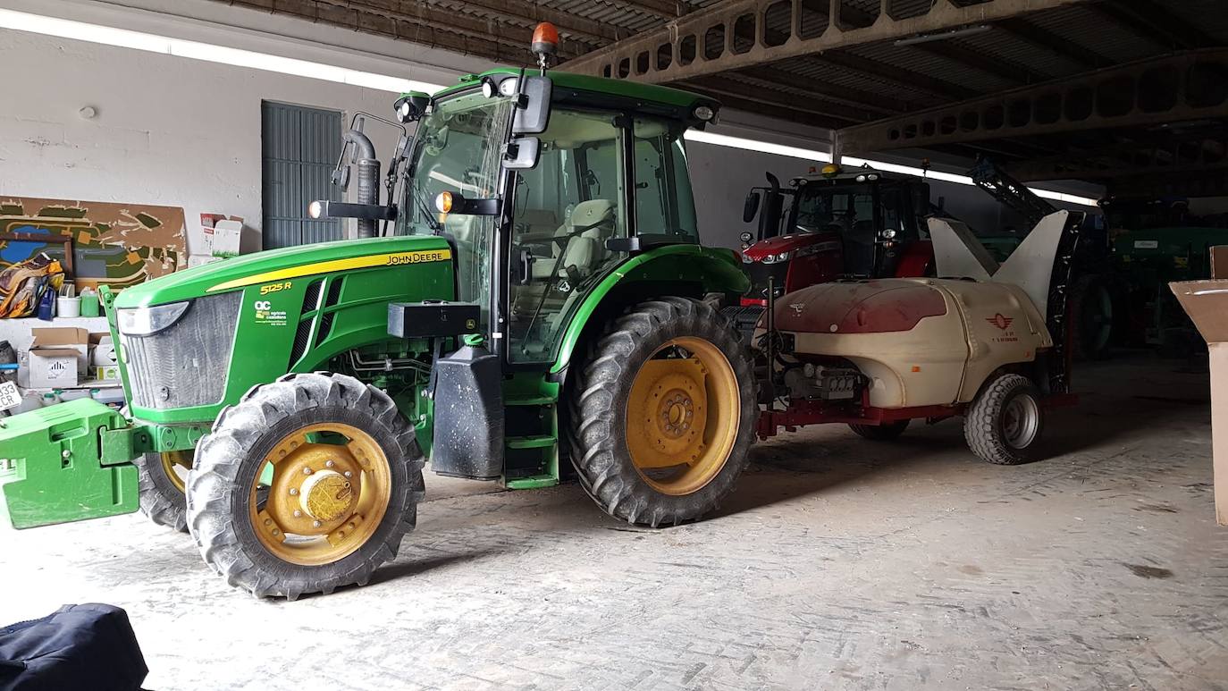 Labores de desinfección contra el coronavirus en Mucientes y Villalbarba