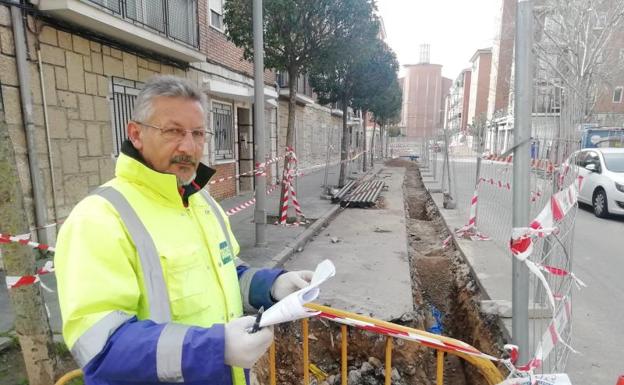 Obras al ralentí en las vías públicas de Valladolid