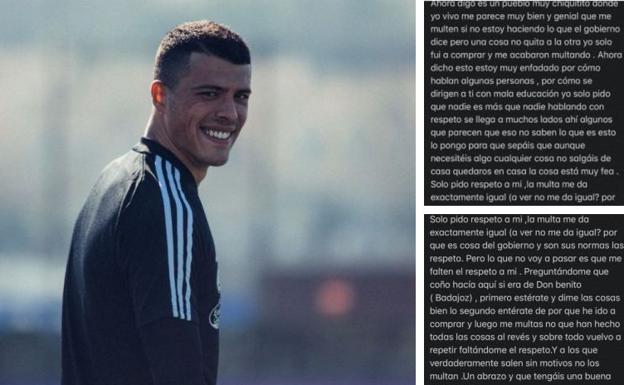 Multado Pedro Porro, jugador del Real Valladolid, por ir de Boecillo a la capital para hacer la compra