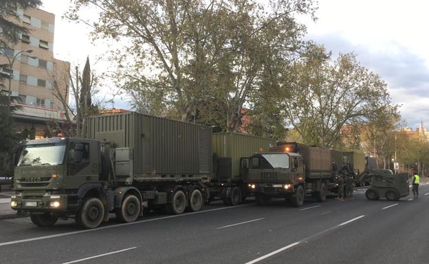 El Mando de Ingenieros de Salamanca montará un hospital provisional en Madrid