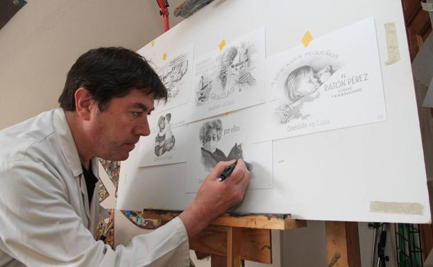 López Saura, el retratista de los héroes anónimos de la pandemia