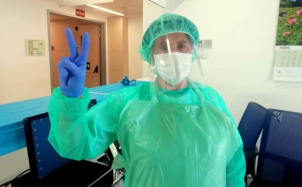 Sara Esteban, enfermera: «En esta situación entra en juego tu corazón, tu humanidad»