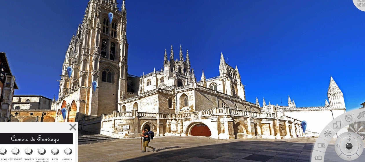 De visita (virtual) por los principales monumentos burgaleses en su día