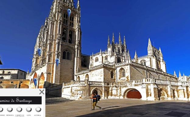 De visita (virtual) por los principales monumentos burgaleses en su día