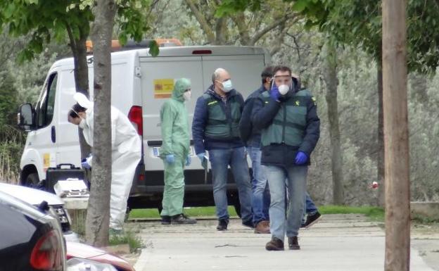 La Guardia Civil vuelve a inspeccionar el escenario del homicidio de Laguna de Duero