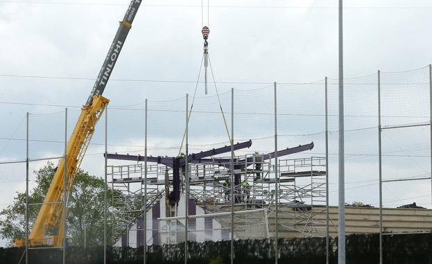 La cubierta de los campos Anexos toma forma