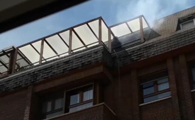 Vídeo: así ha sido la detención del octogenario atrincherado en Valladolid