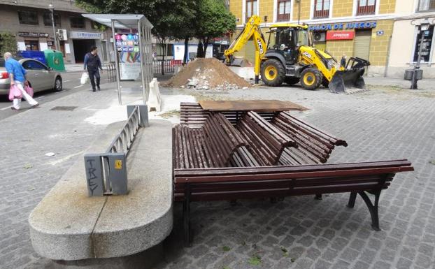 La remodelación de la plaza de Caño Argales de Valladolid estará lista en tres meses
