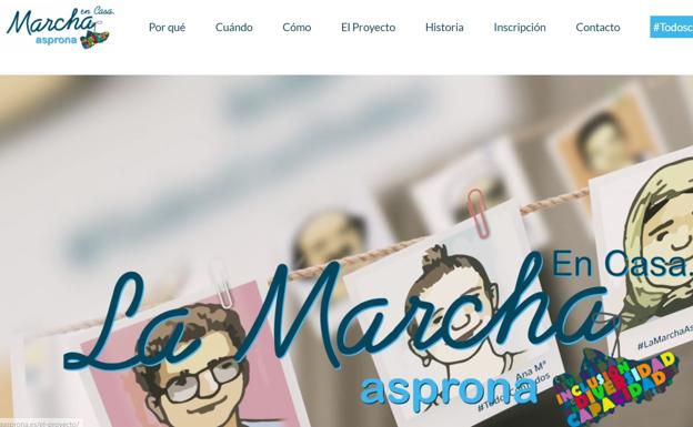 La marcha «en casa» de Asprona suma ya un millar de inscritos en Valladolid