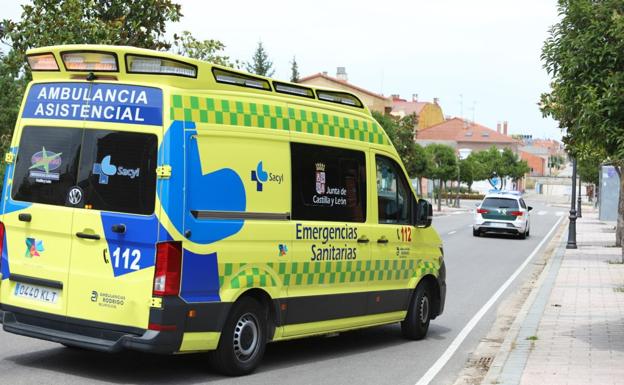 Herida tras colisionar un turismo contra una pared en Valladolid