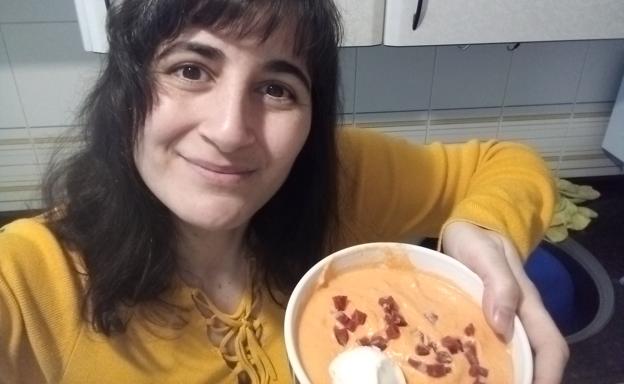 Nutritivo salmorejo casero para la subida de temperaturas
