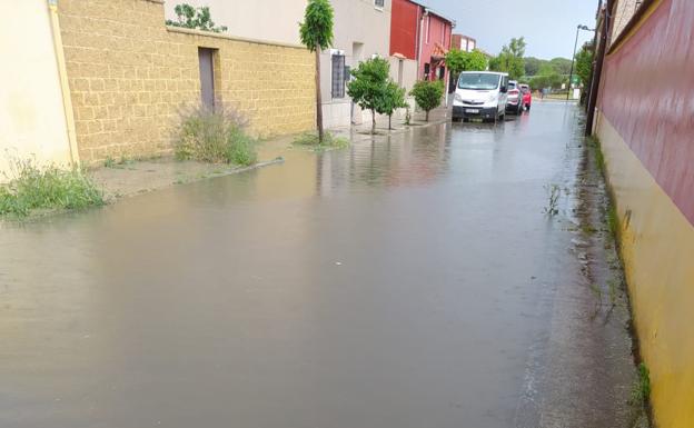 Violentas tormentas de agua y granizo sobre Torozos