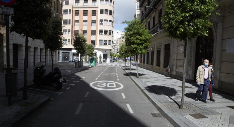 Calles cerradas al tráfico en Valladolid