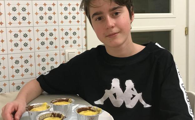 El mousse de chocolate con crema de naranja de Alfonso (14 años)