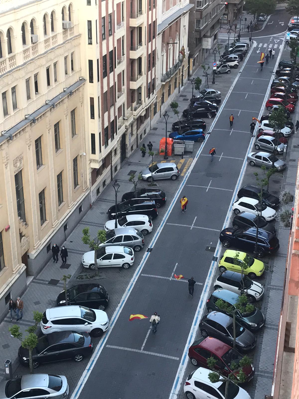 Manifestación para protestar contra el Gobierno en Valladolid