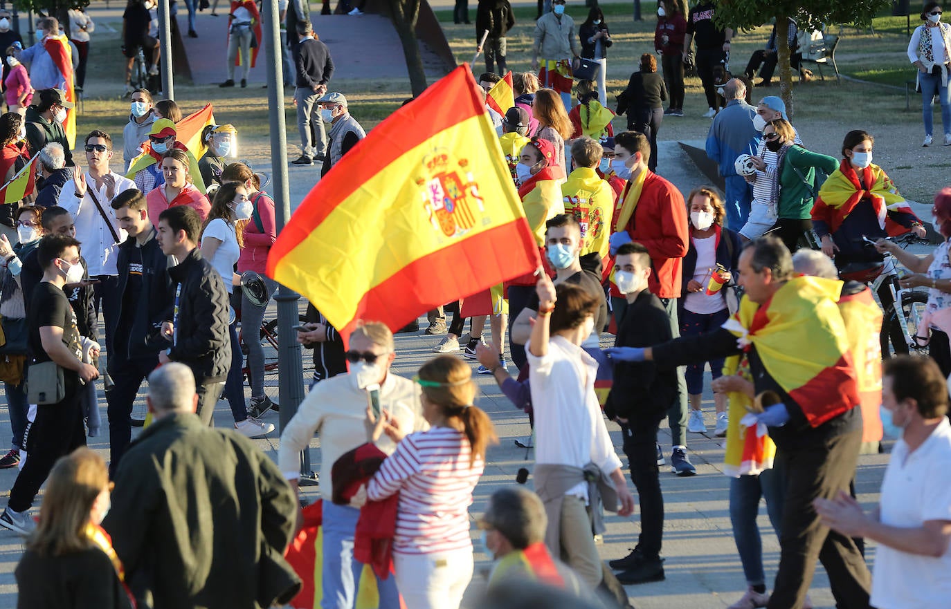 Protestas en Valladolid contra el Gobierno