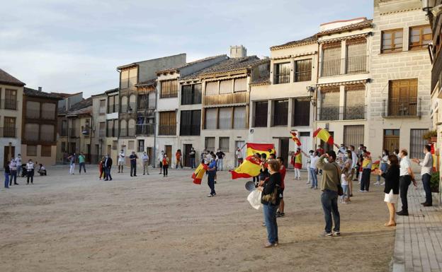 Segunda concentración contra el Gobierno en Peñafiel