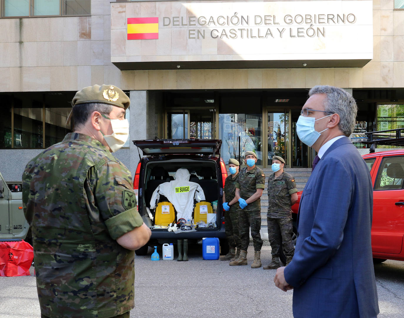 La UME y el Ejército de Tierra hacen balance de su trabajo durante el estado de alarma