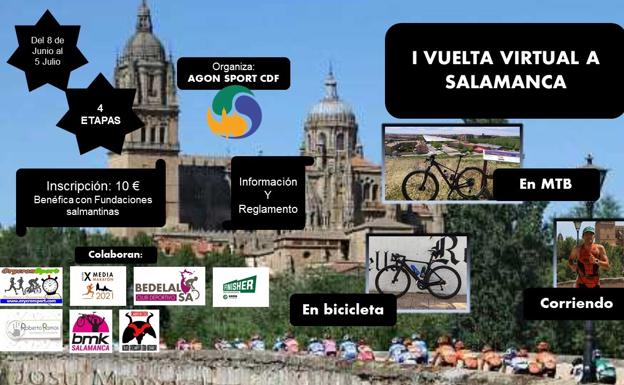 Lanzan la I Vuelta Virtual a Salamanca en triple versión para corredores y ciclistas